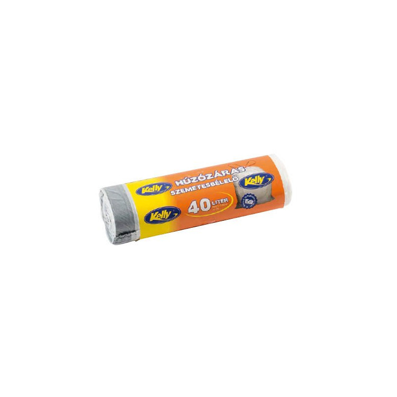 Szemeteszsák 40 literes húzózáras 15 db